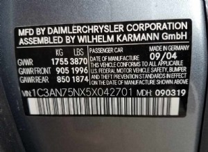 あなたの車が何月に作られたかを知る方法は？ 