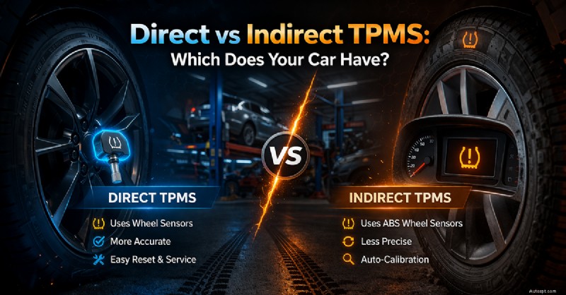 直接 TPMS と間接 TPMS:車両のシステムを識別する方法 