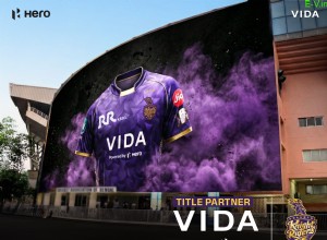 VIDA がタイトルスポンサーとしてコルカタ ナイト ライダーズと提携し、新世代を活性化 