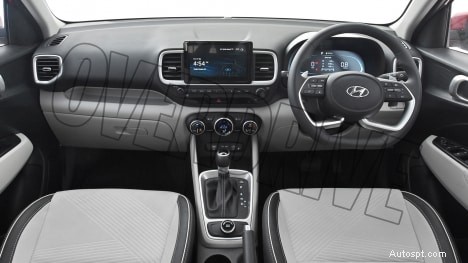 Hyundai Venue 2022 1.2 Kappa MT SX – デュアルトーンインテリアレビュー 