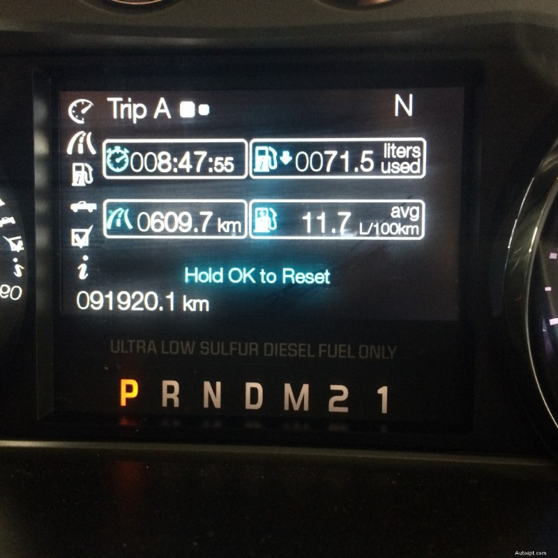 2011 Ford 6.7 Diesel の標準装備で優れた燃費を実現 