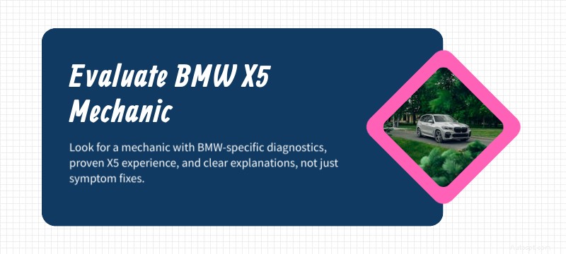 プラノ、ダラス、ホワイトロックの専門家による BMW X5 修理 – 認定診断とフルシステム サービス 