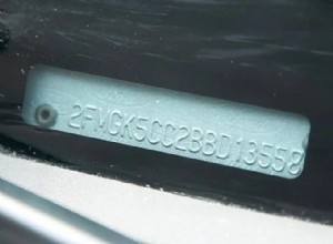 車のVINをデコードしてエンジンコードと年式を確認します 